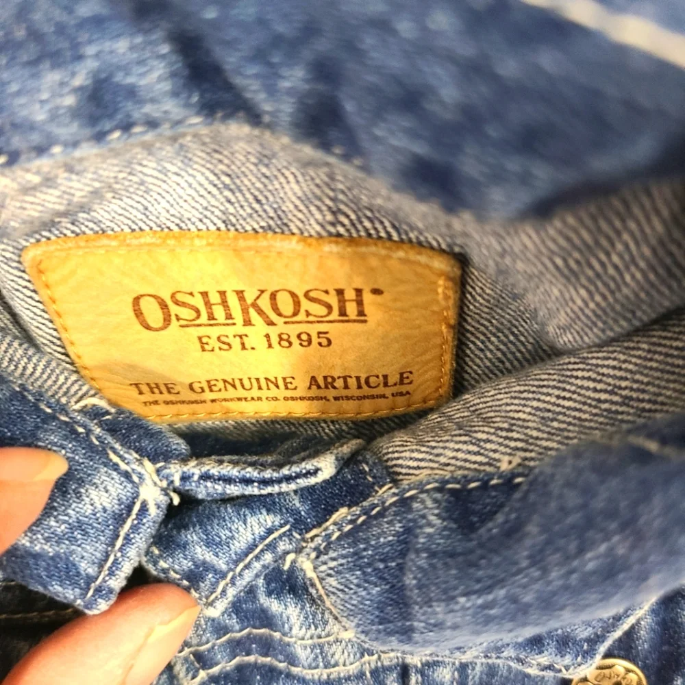 Oshkosh Kids Child Baby 6-9mos Denim Jean Jacket Cotton‎ Unisex